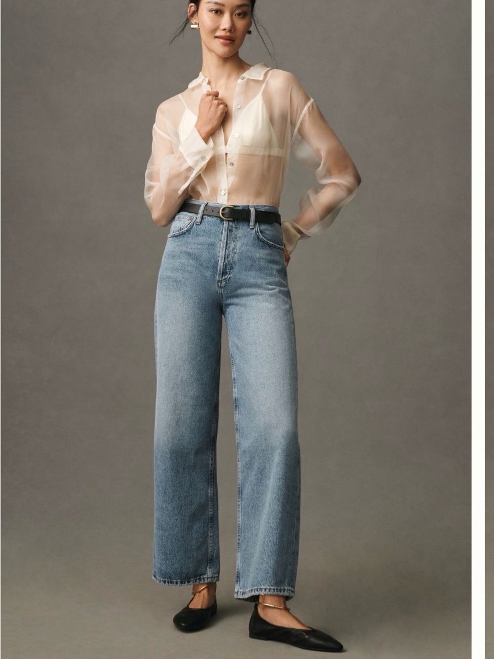 AGOLDE REN wide leg in disclosure